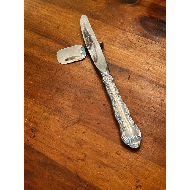 Vintage Plata Lappas Argentina Modernist Silver Plate Knife Rests, Set of 12 in Original Presentation Box For Sale In New Orleans - Image 6 of 12