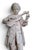 Stone Grand Tour Alabaster Sculpture of Young Mozart Playing The, 1850, Alabaster For Sale - Image 7 of 17