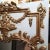 Milch 1950s D. Milch & Sons Ornate White and Gold Trumeau Wall Mirror For Sale - Image 4 of 6