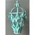 Vintage Painted Metal Hanging Lantern For Sale - Image 4 of 12