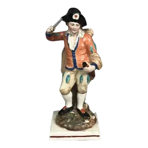 Early 19th Century English Staffordshire Pearlware Figure of an Actor