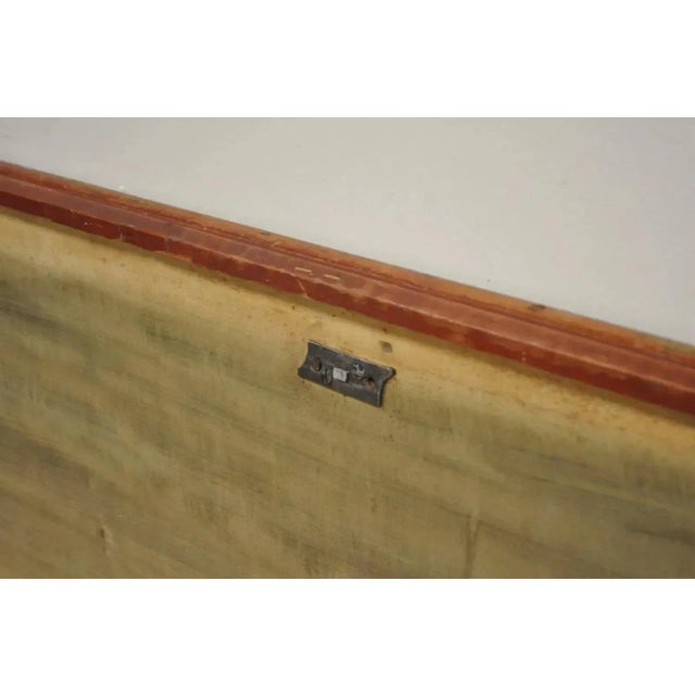 Late 19th Century Antique Rustic Primitive Pennsylvania Dovetailed Red Painted Blanket Chest Trunk For Sale - Image 10 of 12