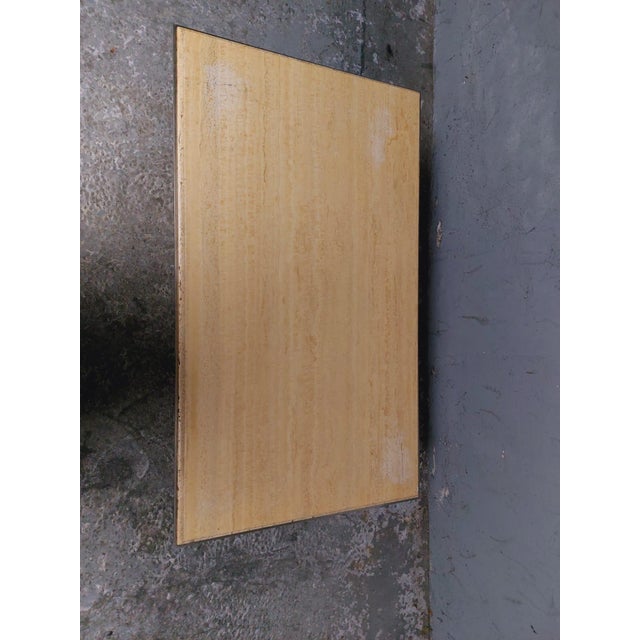 Vintage Travertine Coffee Table For Sale - Image 10 of 18