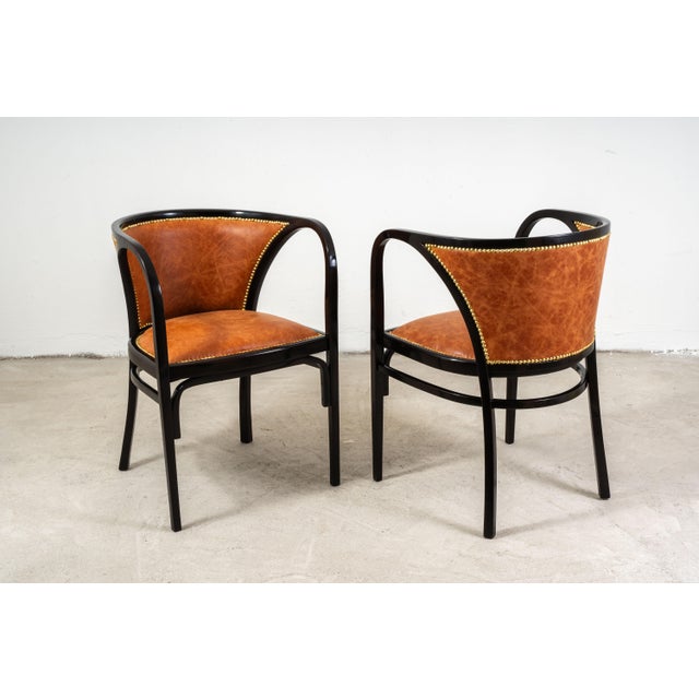 Set of Beech Armchairs by Marcel Kammerer for Thonet For Sale - Image 5 of 18