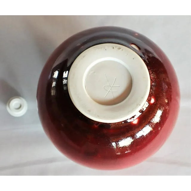 Red Porcelain Box by Xavier Duroselle, 1990s For Sale - Image 11 of 12