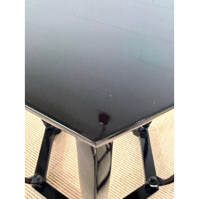 Michael Taylor Black Lacquer Side Tables From Baker Furniture For Sale In Cleveland - Image 6 of 8