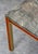 Mid Century Modern Coffee Table Rectangular Marble Rosewood Metal Steel Stone For Sale In Sacramento - Image 6 of 12