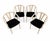 Mid-Century Tärnan Dining Chair Set by Carl-Ewert Ekström for Alb. Johansson & Söner, Sweden, 1960s, Set of 4 For Sale - Image 4 of 5
