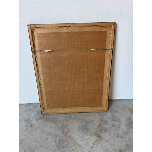 Vintage Impressionist Courtyard Still Life Watercolor on Paper – Framed For Sale - Image 13 of 13