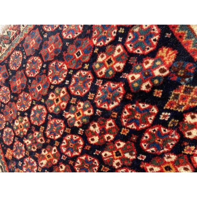 Antique Ghashghaei Bag Face Rug For Sale - Image 8 of 16