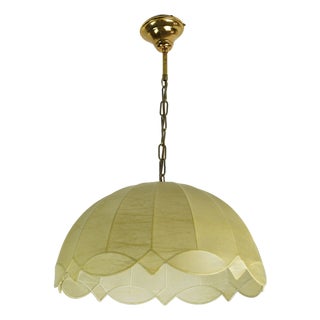 Mid-Century Modern Cocoon Pendant Light, 1970s For Sale