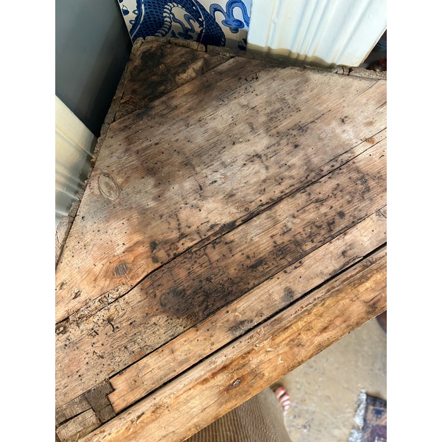 Antique Pine Hanging Corner Cabinet For Sale - Image 16 of 17