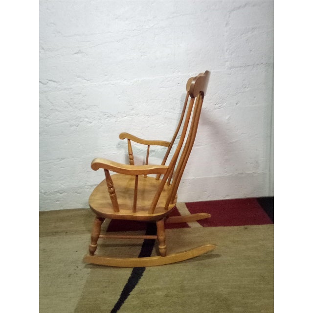 Antique S. Bent & Bros. Colonial Rocking Chair Chairish