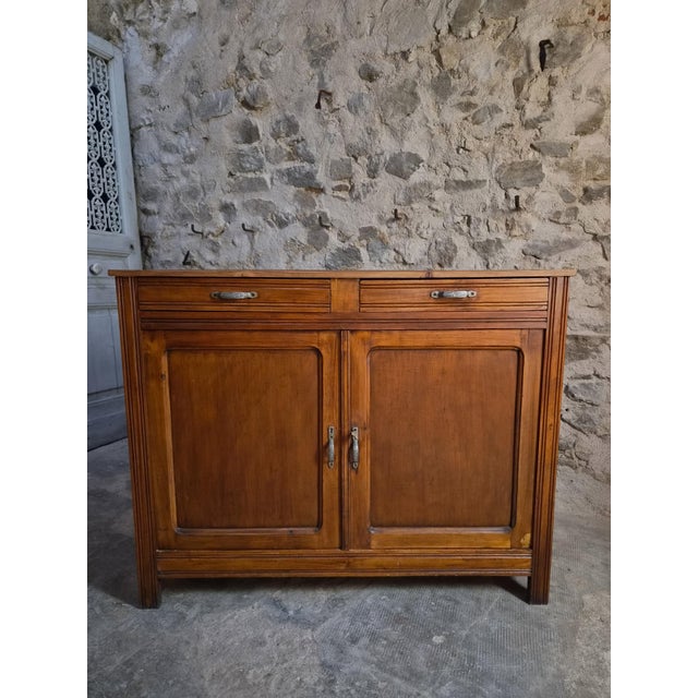 Rustic French Country Sideboard in Wood, 1950 For Sale - Image 18 of 18