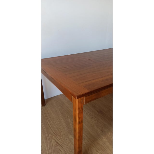 Scandinavian coffee table from the 1970s. A simple, minimalist table. Original condition. Scratches and discoloration of...