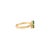 Not Yet Made - Made To Order Pear Cut Natural Emerald and Diamond Bypass Ring Size 5.5 in 14k Yellow Gold For Sale - Image 5 of 13