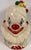 Vintage Hand-Painted Ceramic Clown Cookie Jar With Ruffled Collar, Whimsical Folk Art Storage Canister For Sale - Image 4 of 9