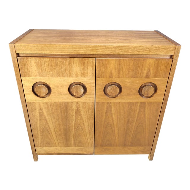 Vintage Brutalist Bar Cabinet, 1970s For Sale