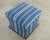 Ralph Lauren 'Florence' Storage Ottoman in Striped Blue Upholstery For Sale - Image 17 of 18
