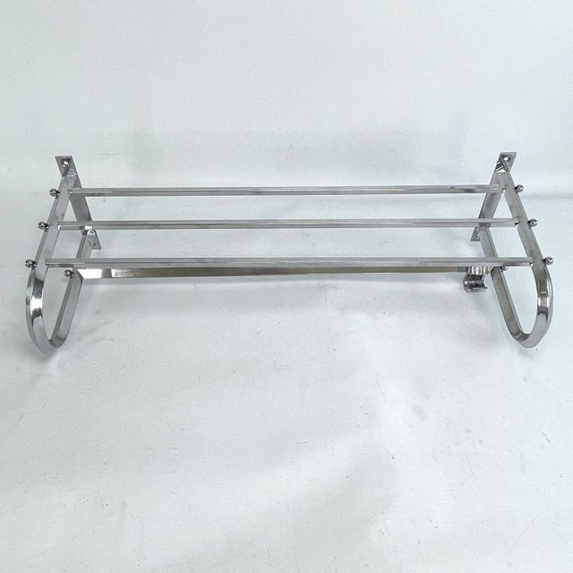 Art Deco Coat Rack in Chrome, 1940s For Sale - Image 3 of 8