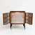 Italian Bar Cabinet in Briar Root and Mosaic Mirror, 1950s For Sale - Image 4 of 15