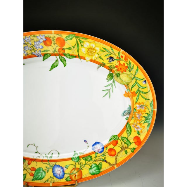 Baroque Oval La Siesta Serving Platter by Guillermo Kuitca for Hermès, France, 2005 For Sale - Image 3 of 8