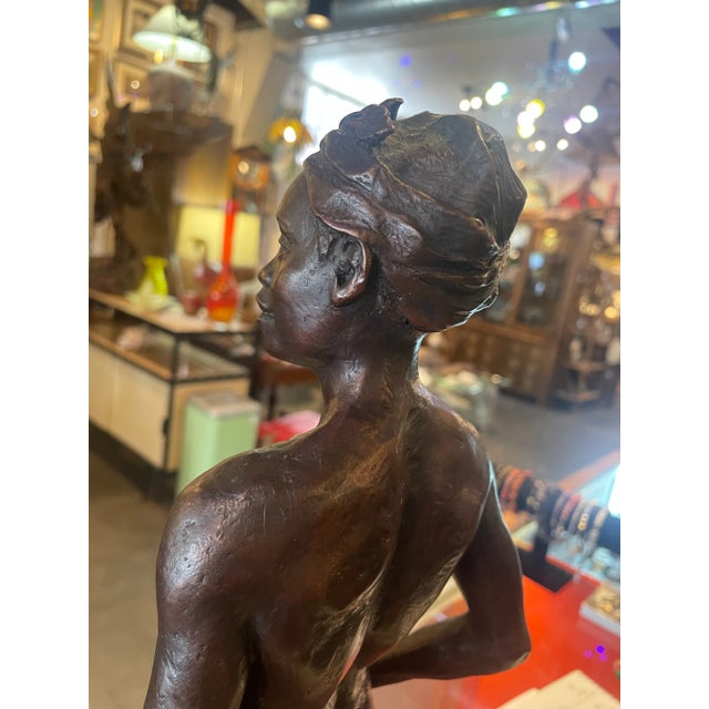 Metal Bronze of Nude Woman by Marlene Amerian For Sale - Image 7 of 10