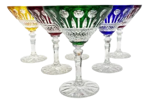 Champagne Glasses in Baccarat Crystal by Klein for Baccarat, 2000s, Set of 6