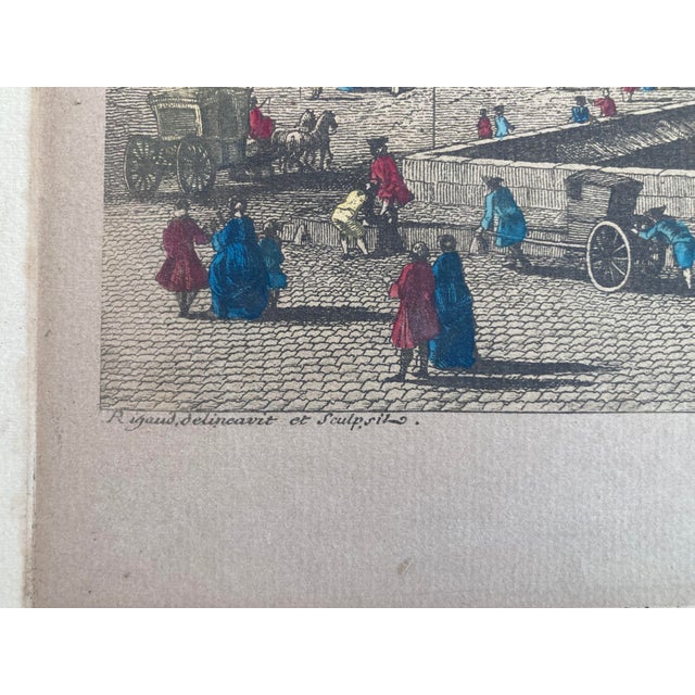 Paper Jacques Rigaud Engraving Hotel De Ville For Sale - Image 7 of 11