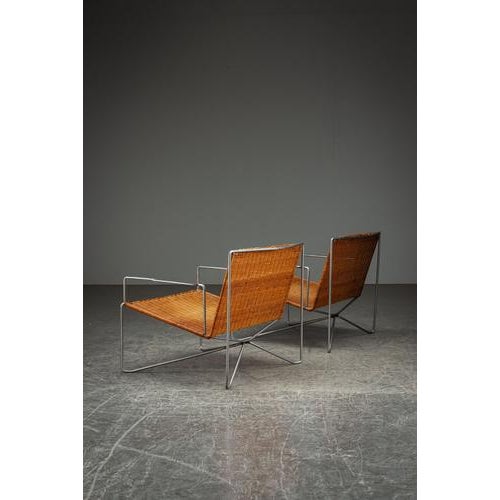 Modernist Armchairs by Lucien Engels, Set of 2 For Sale - Image 10 of 17
