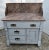 Antique Walnut Washstand Commode Pink Marble Top Gray Cottage Distressed 1880s For Sale - Image 12 of 12