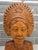 Mid-Century Balinese Art Deco Crowned Legong Dancer Bust in Premium Hardwood For Sale In Phoenix - Image 6 of 12