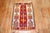 Mid 20th century Turkish Kilim with a directional prayer motif in bright colors Measures: 2'10'' x 4'4''.