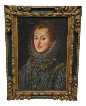 Circle of Juan Pantoja de la Cruz, Portrait of a Lady of the Spanish Court, 16th Century, Oil Painting