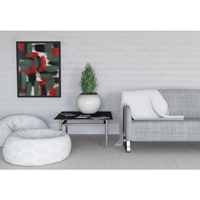 "Kinetic Fury" Contemporary Abstract Mixed-Media Painting For Sale - Image 10 of 10