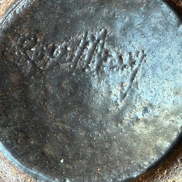 Japanese Style Handthrown Stoneware Ceramic Bowl, Signed by Artist For Sale - Image 9 of 9