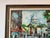 1960s 1960’s Vintage Parisian Street Scene Oil on Canvas Painting, Signed For Sale - Image 5 of 12