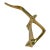 Mid-Century Abstract Brass Seagull in Flight For Sale