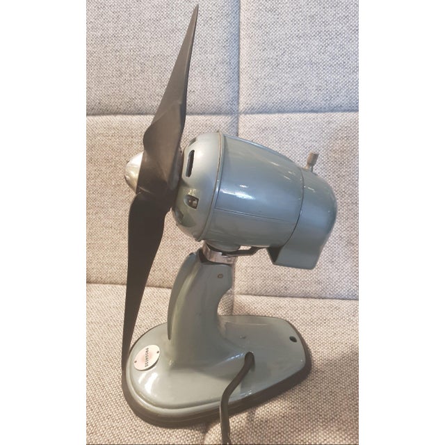 Metal Fan W03 from Progress, 1960s, in Very Good conditions. Designed 1960 to 1969 This piece has an attribution mark, I...