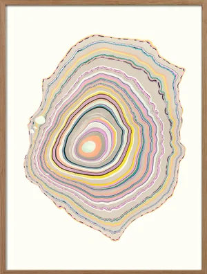Pernille Snedker, Grey Woodrings #16, Giclée Print