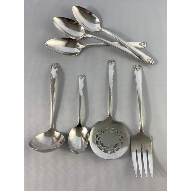 Vintage Bordeaux Oneida Prestige Silverplate Flatware 72 Piece Set