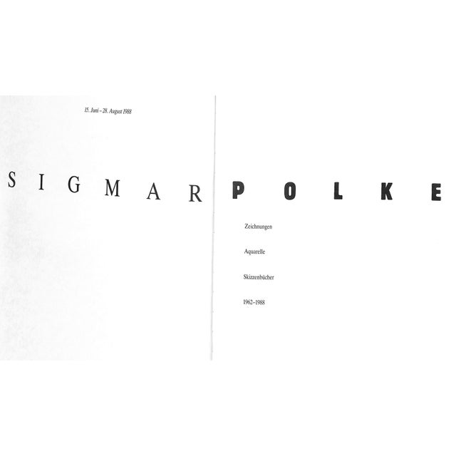 [220] pp. Kunstmuseum Bonn 1988 12 5/8" x 9 1/2" Sigmar Polke (13 February 1941 – 10 June 2010) was a German painter and...