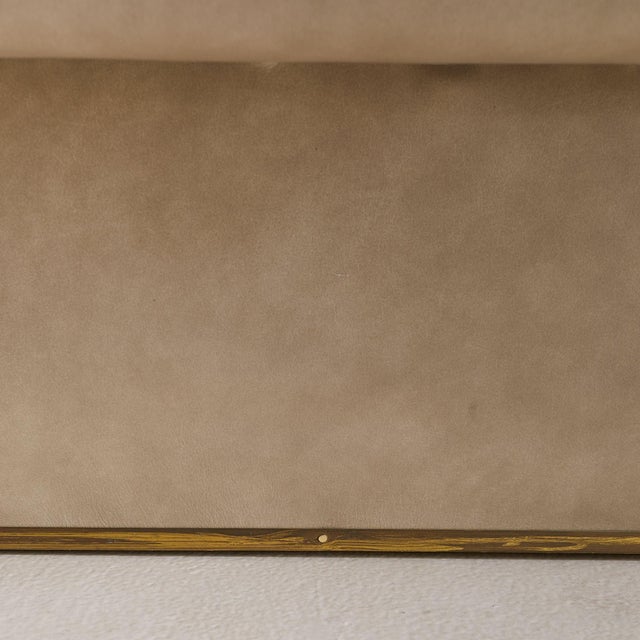 Rare Italian Leather 3-Seat Sofa by Marzio Cecchi, 1970s For Sale In Chicago - Image 6 of 12
