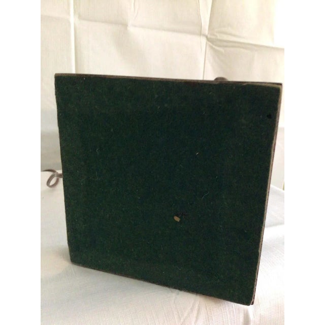 1950s carved wood lamp.