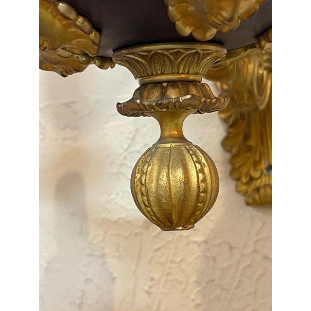 19th Century French Empire Wall Sconces - a Pair For Sale - Image 4 of 6