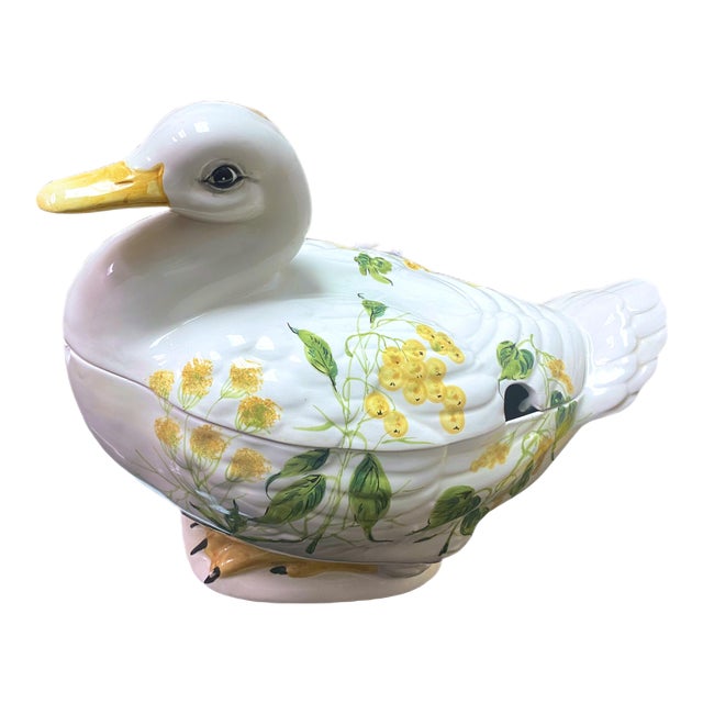 Vintage Italian Duck Goose Soup Tureen Chairish