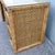 Boho Chic Woven Wicker Glass Top Writing Desk With Chair - 2 Pieces For Sale In West Palm - Image 6 of 12
