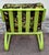 Vintage Garden Chair in Green Tubular Steel, 1980s For Sale - Image 4 of 9