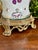 Vintage United Wilson Porcelain Vase on Stand For Sale - Image 4 of 9