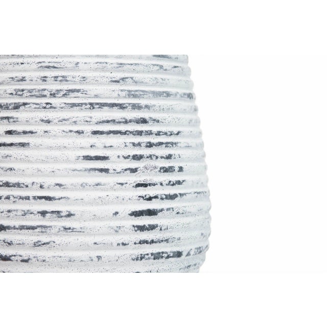 White Lawrence & Scott Emi "Wabi Sabi" Handmade Porcelain Table Lamp For Sale - Image 8 of 8